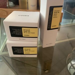 Cosrx Snail mucin all in one cream and 96 power essence